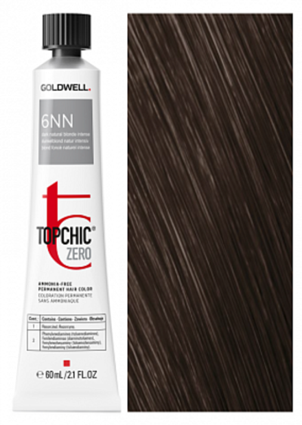 Goldwell Topchic Zero 6NN Натурально-пепельный 60 мл