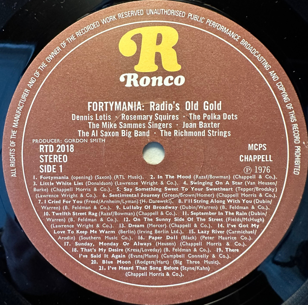 FortyMania (Англия 1976г.)