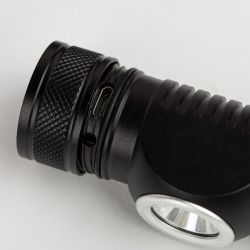 Фонарь налобный светодиодный АРМИЯ РОССИИ GA-502 аккумуляторный 5Bт 5 режимов черный на магните micro-USB