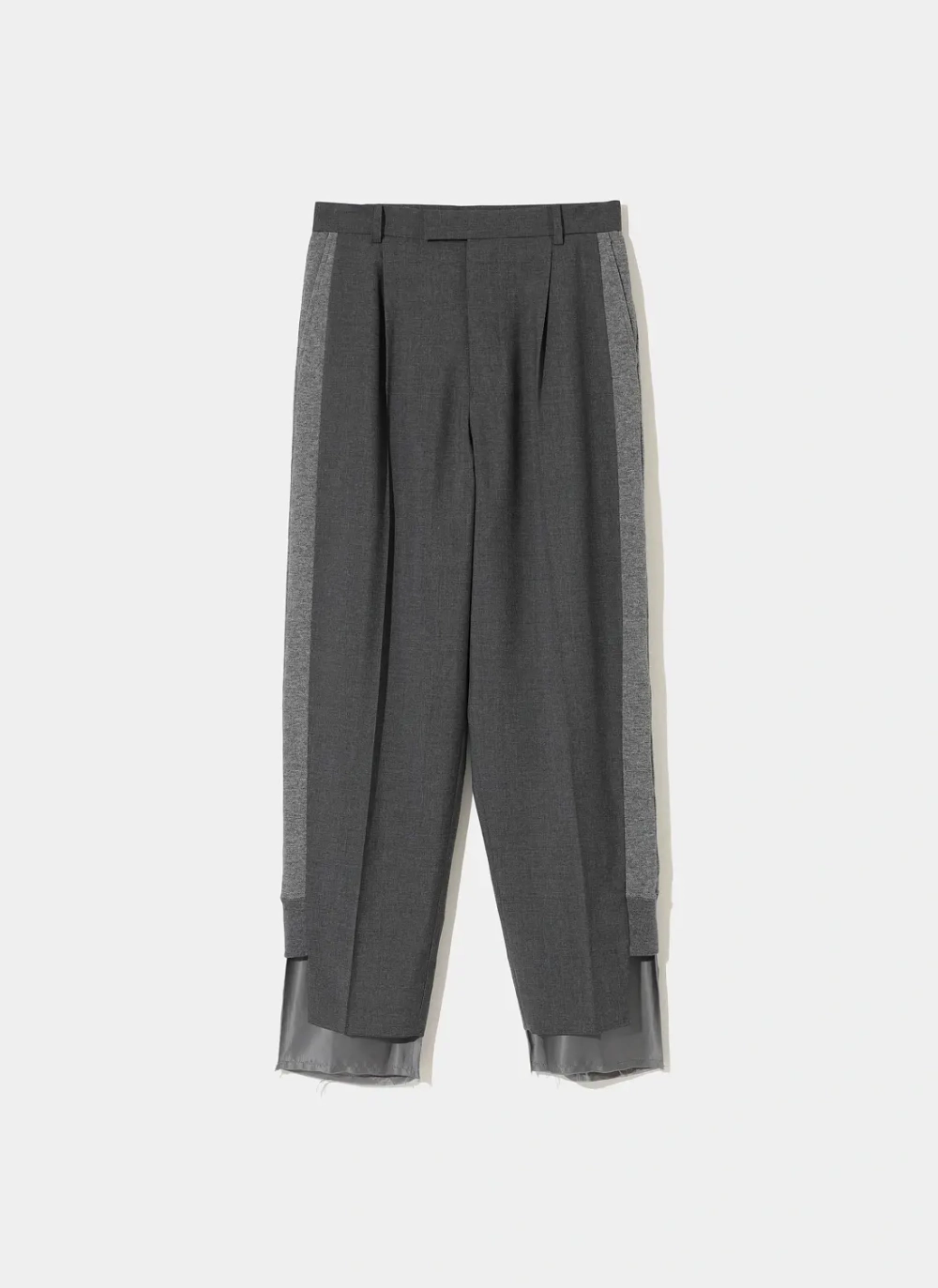 UNDERCOVER БРЮКИ КОМБИНИРОВАННЫЕ СЕРЫЕ