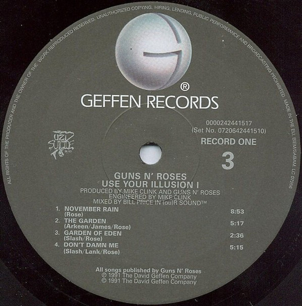 Guns N' Roses / Use Your Illusion I (2LP)