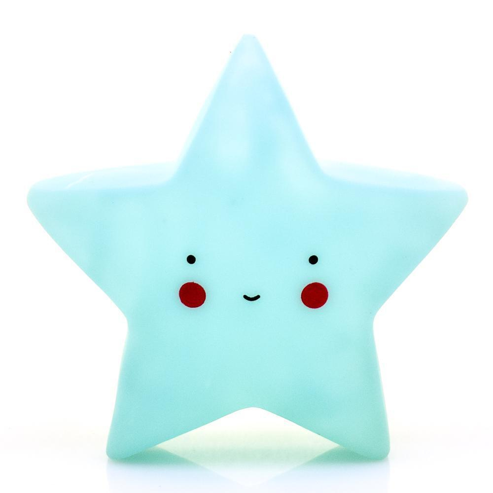 Ночник Звезда 14см 4 цвета микс кор