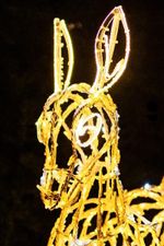 Светодиодная фигура "Олениха" мама