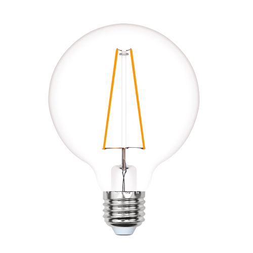 LED-G80-4W/GOLDEN/E27 GLV21GO Лампа светодиодная Vintage. Форма «шар», золотистая колба. Картон. ТМ Uniel