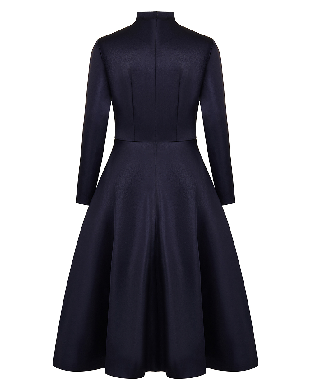 Платье макси с драпировкой на груди