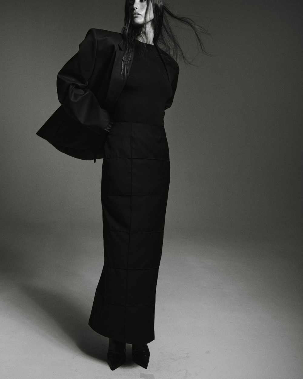 Юбка "CUBE" черная