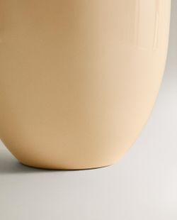 Zara Home Ваза из керамики, цвет бежевый, 22 см