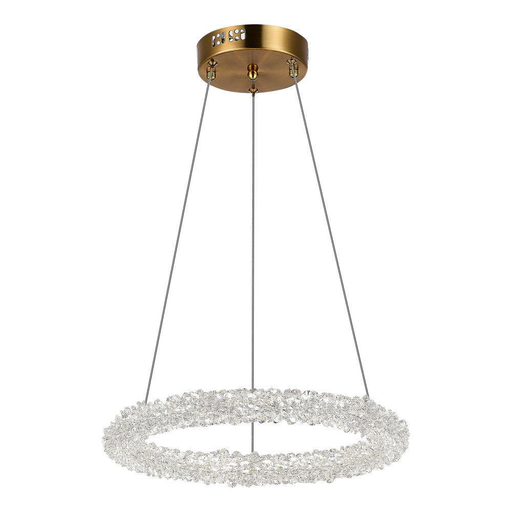 SL6110.203.01 Люстра подвесная ST-Luce Золотистый/Золотистый LED 1*25W 3000 - 6500K AVANA