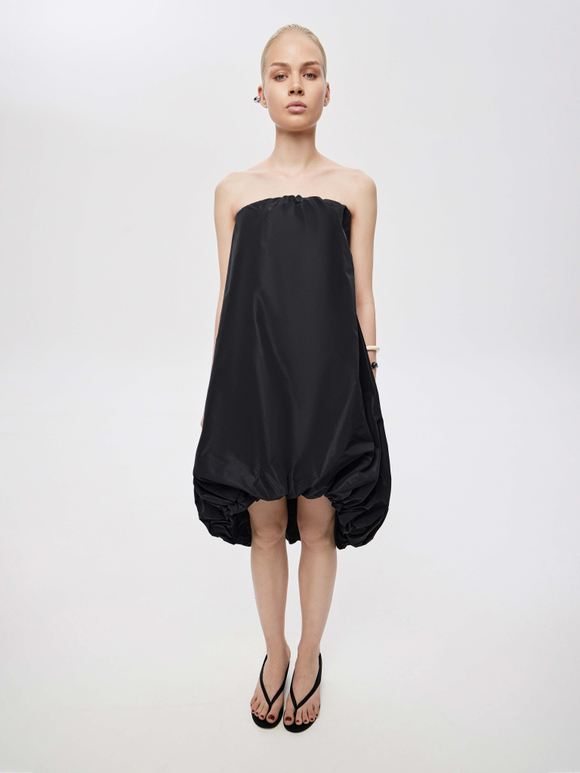 Платье баллон из греческой тафты