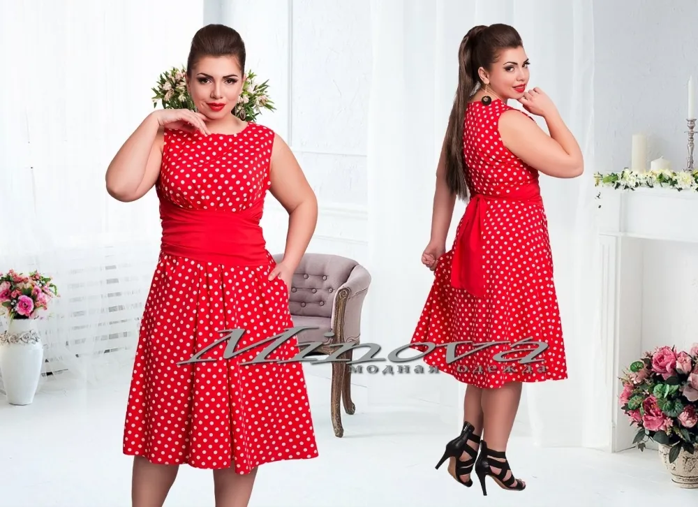 Платье 15-24 Ольга-красный Minova