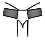 Пояс-трусики Jagueria с леопардовым принтом (Размер: 4X-5X) (Цвет: черный)