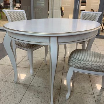 Стол Азалия 1250 (дуб тон 1/патина жемчуг)