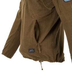 Helikon-Tex ALPHA HOODIE Jacket - Grid Fleece - Coyote