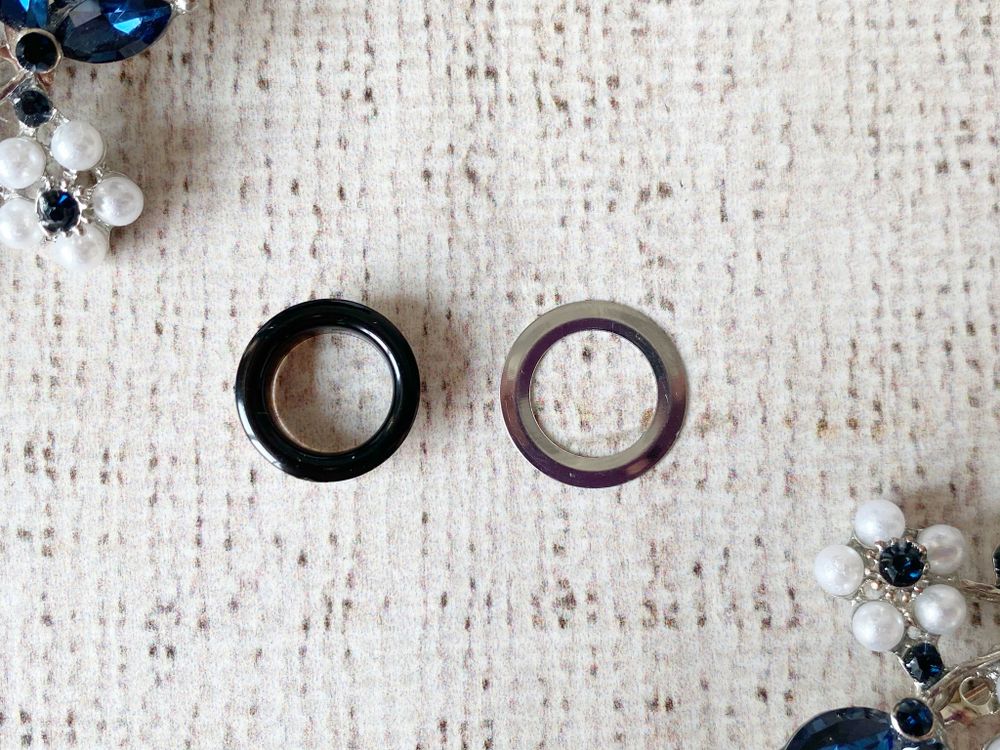 Люверсы сталь, Ø 10 мм, h 3 мм, пр-во Китай, чёрный