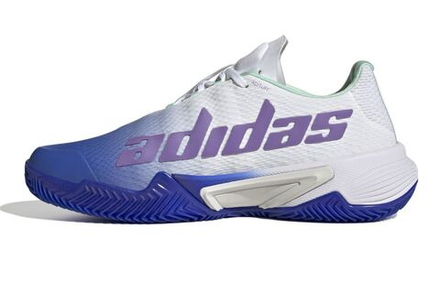 Женские Кроссовки теннисные Adidas Barricade W Clay - Фиолетовый, Мятный, небесный
