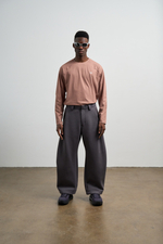 Брюки Nothomme Blue Monte Slanted-Cut Sweatpants "Dayan Purple Gray"