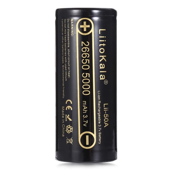 АКБ Liitokala 26650 5500mAh