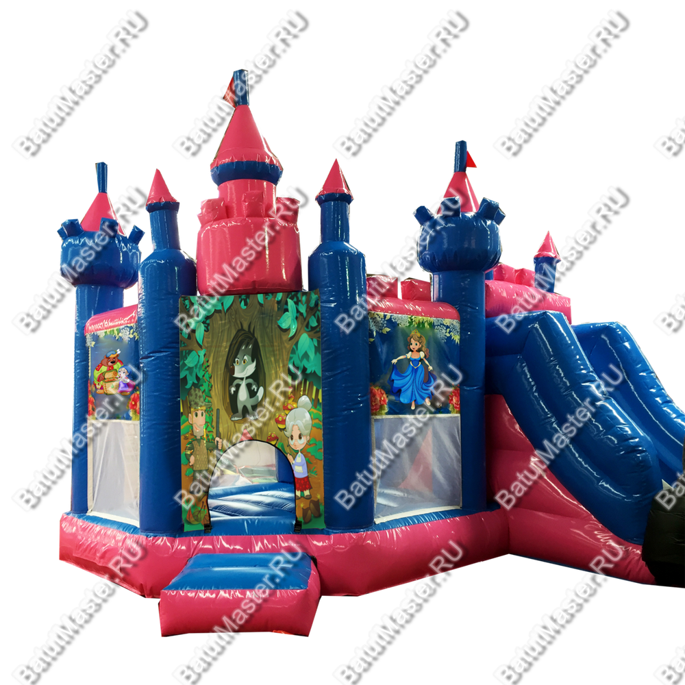 Коммерческий надувной батут "Волшебный замок", 5*4*4 м