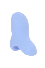 Голубой сенсорный вибромассажёр на палец Fuzu Sensa (Цвет: голубой)