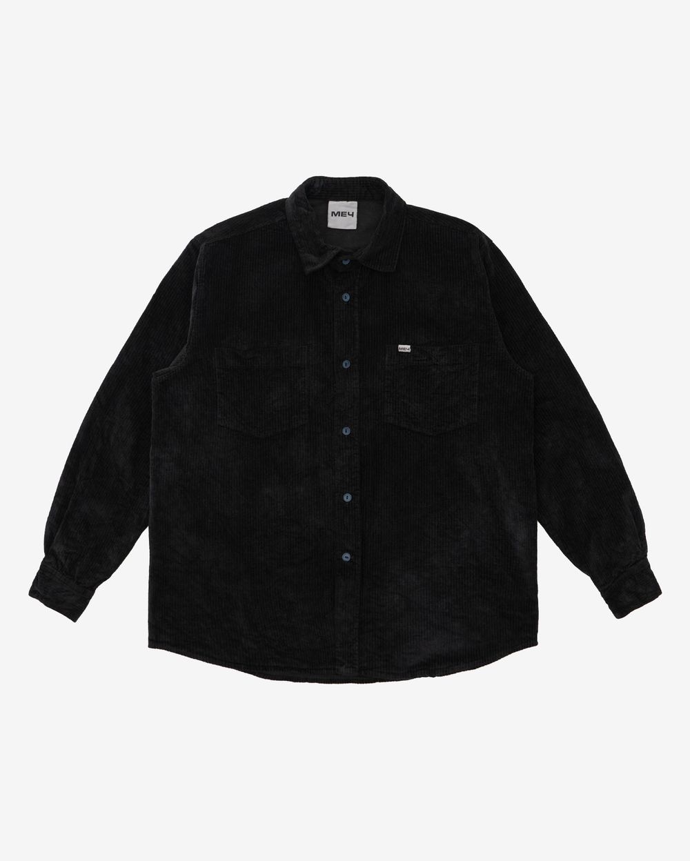 Рубашка Меч SS24 Velvet Dyed черная