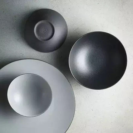 Салатник «Экинокс» керамика 300мл D=120,H=65мм серый