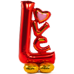 Шар фольгированный Надпись "Love" 147 см (Красный)