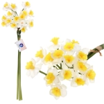 Цветок искусственный «Natur» 50см Нарциссы белые