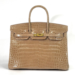 Сумка Hermes из кожи крокодила 35 см