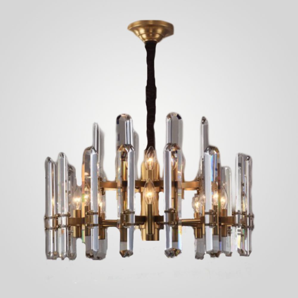 Подвесная Люстра Rh Bonnington Chandelier Natural Brass D660 By Imperiumloft
