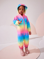 Комбинезон непромокаемый для девочки Next Q81-851, Розовый, Голубой, Желтый