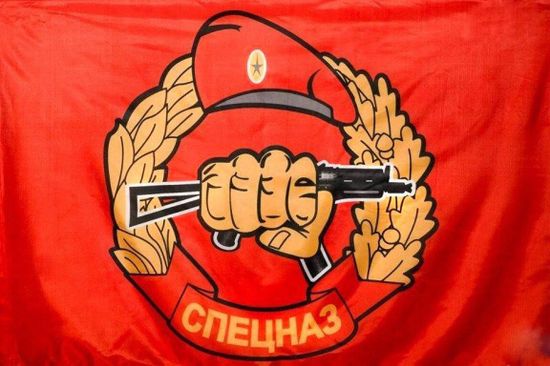 Флаг "Краповые Береты Спецназ" (90x135 см)