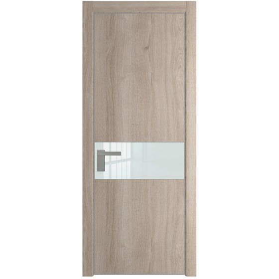 Profil Doors 17NA дуб сонома стекло белый лак