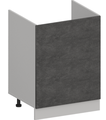 Кухня Модуль ШНМ 600М Белый / Бетон