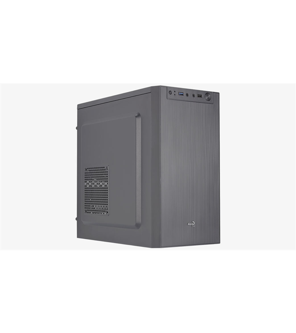 Aerocool Cs-108-S-BK-v1 (mATX, без БП, USB3.0 x1, USB2.0 x1, 8cm black fan x1)
