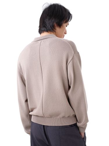 Бежевый джемпер-поло Senseera