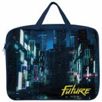 Папка на молнии с ручками BRAUBERG А4, 1 отделение, полиэстер, ширина 80 мм, "Future", 270965