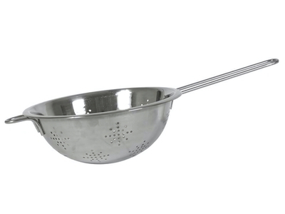 Дуршлаг 24см нерж с ручкой, 5121-24