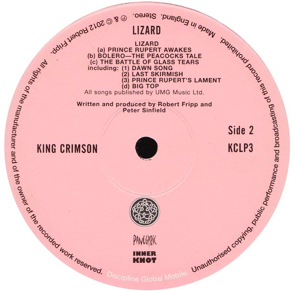King Crimson / Lizard (LP)