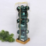 Набор шаров «Miracle» 10 см + 5 см (15 предметов), Изумруд