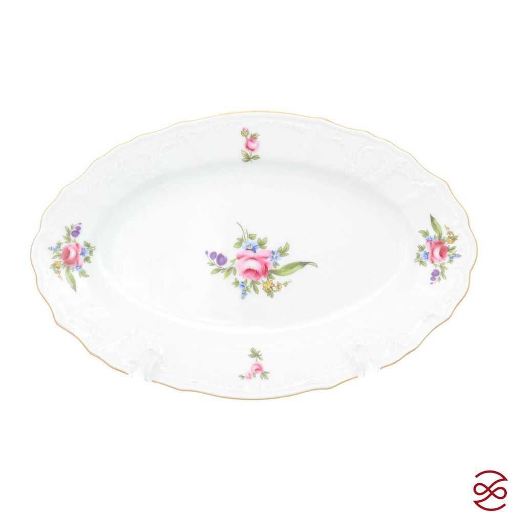 Блюдо овальное Bernadotte Полевой цветок 26 см