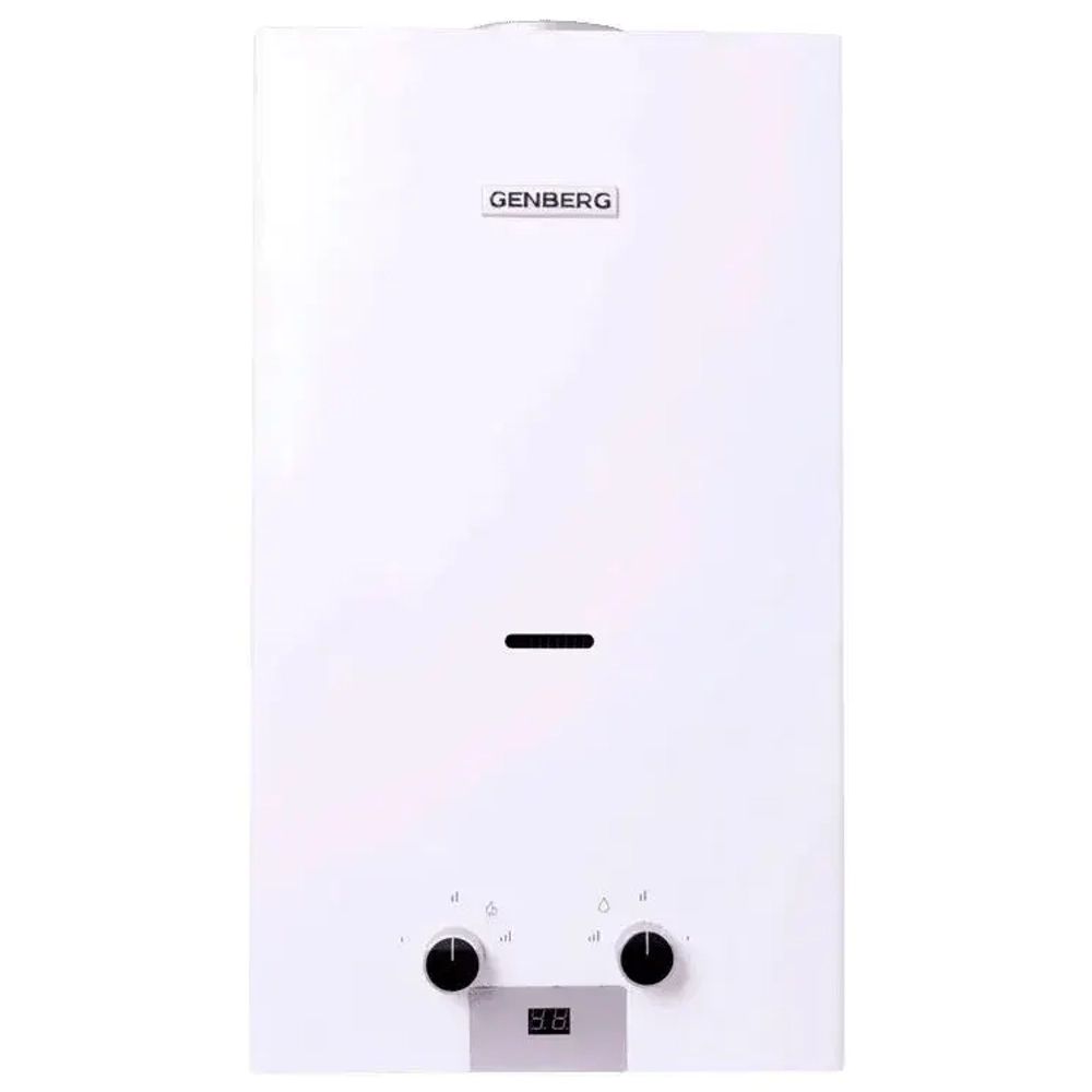 Газовая колонка GENBERG 110.01 Стандарт 10л. Белая