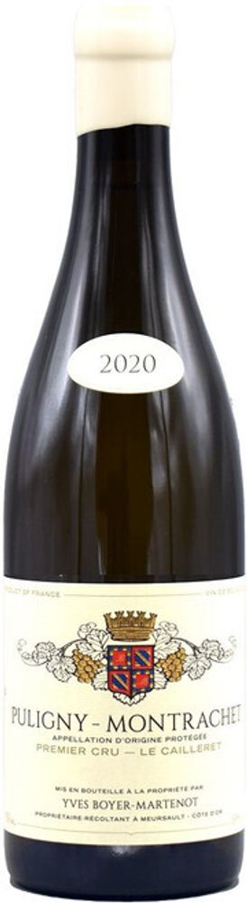 Вино Yves Boyer-Martenot Puligny-Montrachet Premier Cru Le Cailleret AOP, 0,75 л.