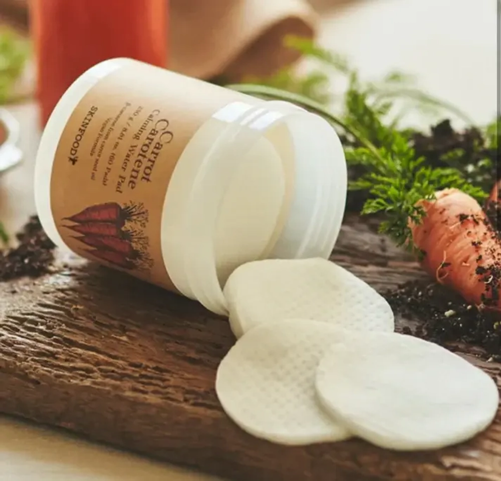 Skinfood Carrot Carotene Calming Water Pad 60шт