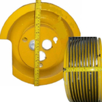 Канатоведущий шкив D320х12х8 мм лебедки ZIEHL ABEGG SM225.60B