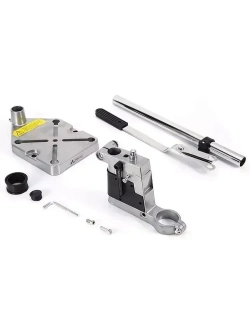 Стойка для дрели, крепление d43 мм, глубина сверления 60 мм, высота 400 мм + 3 насадки / станок для дрели