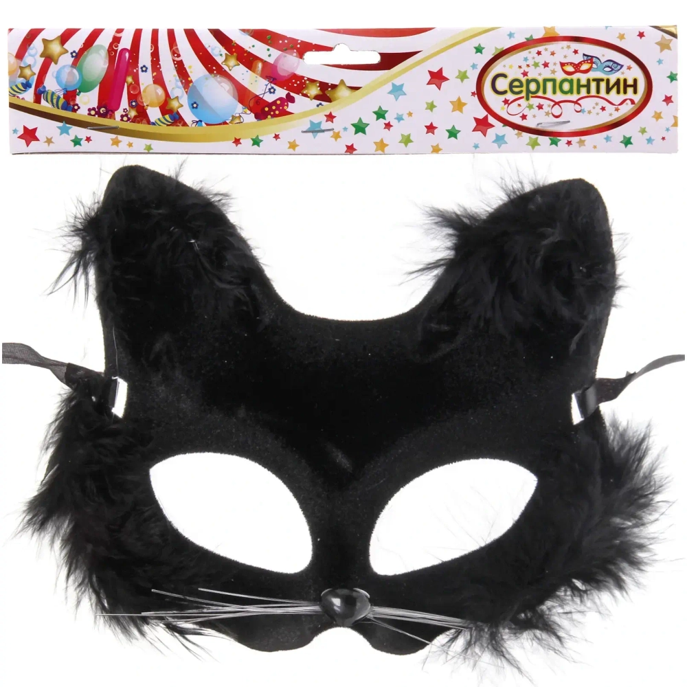 Маска карнавальная «Женщина-кошка», микс цветов