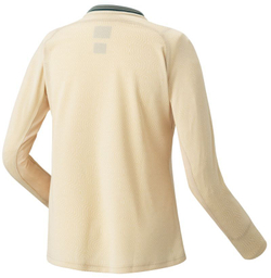 Женская теннисная футболка (dł. Рукава) Yonex RG Longsleeve T-Shirt - sand