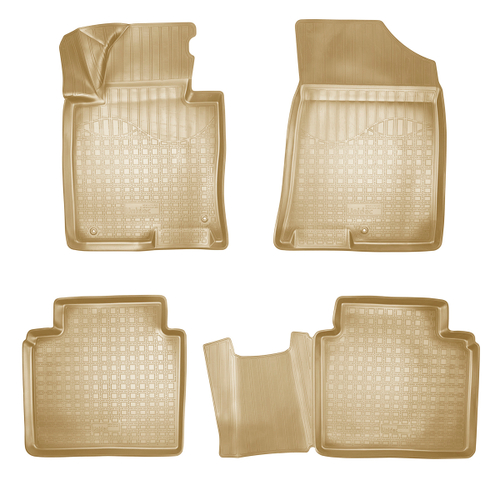 Ковры в салон Norplast/Unidec для Kia Optima IV в кузове JF (2016-), Бежевый, арт.NPA11-C43-265-B