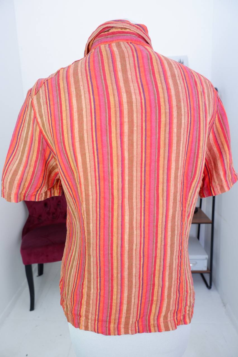 Рубашка Jake*s льняная яркая 46 размер