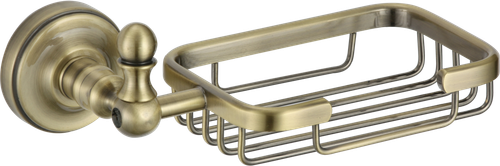 31022-D Мыльница настенная решётка (БРОНЗА) GANZER (20/1шт)